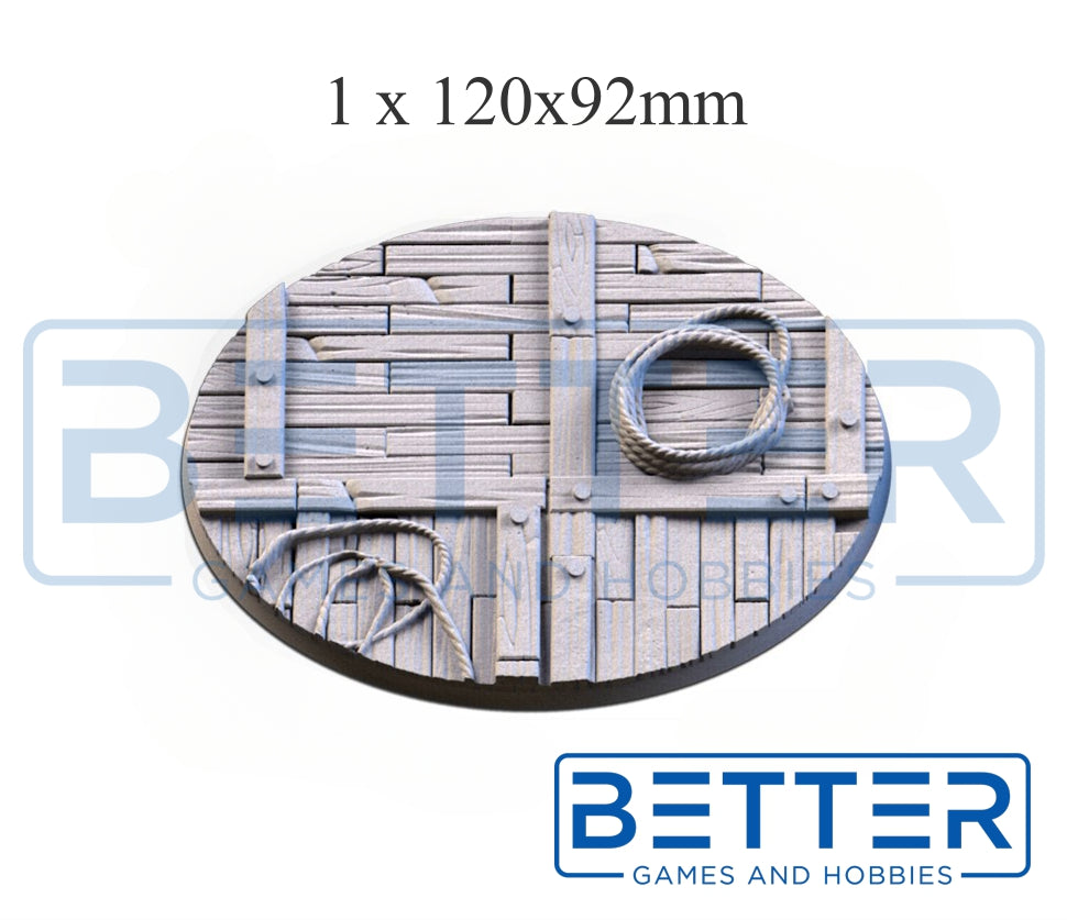Wooden / Ship - Themed Bases and Base Toppers for sci-fi & fantasy wargaming