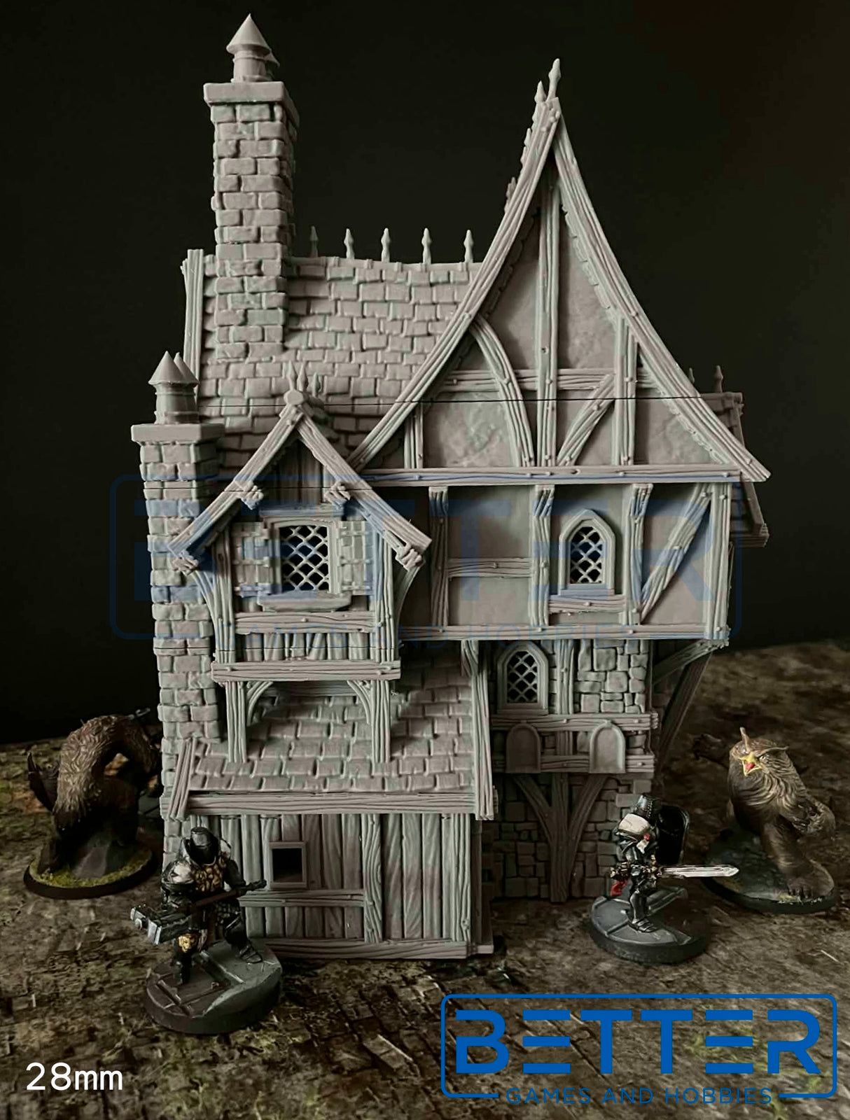 Heldenheim - Building 4. 32, 28, 15 & 10mm scale for Fantasy terrain, RPG