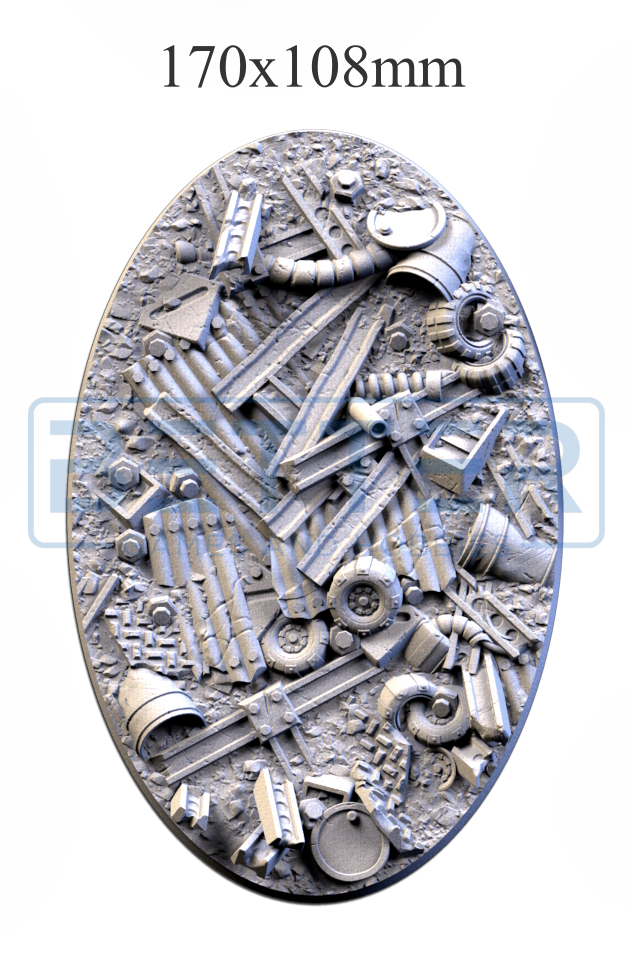 Scrap - Themed Bases and Toppers for sci-fi & fantasy wargaming