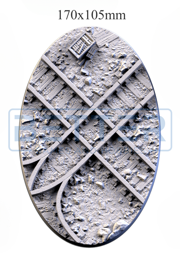 Mines- Themed Bases and Toppers for sci-fi & fantasy wargaming