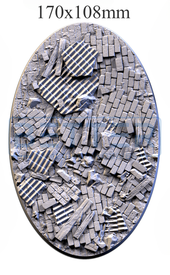 Ruined factory - Themed Bases and Toppers for sci-fi & fantasy wargaming