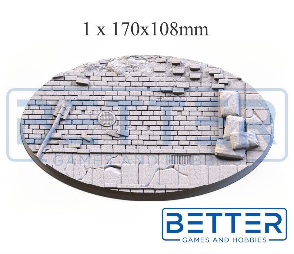 WWII City - Themed Bases and Toppers for sci-fi & fantasy wargaming