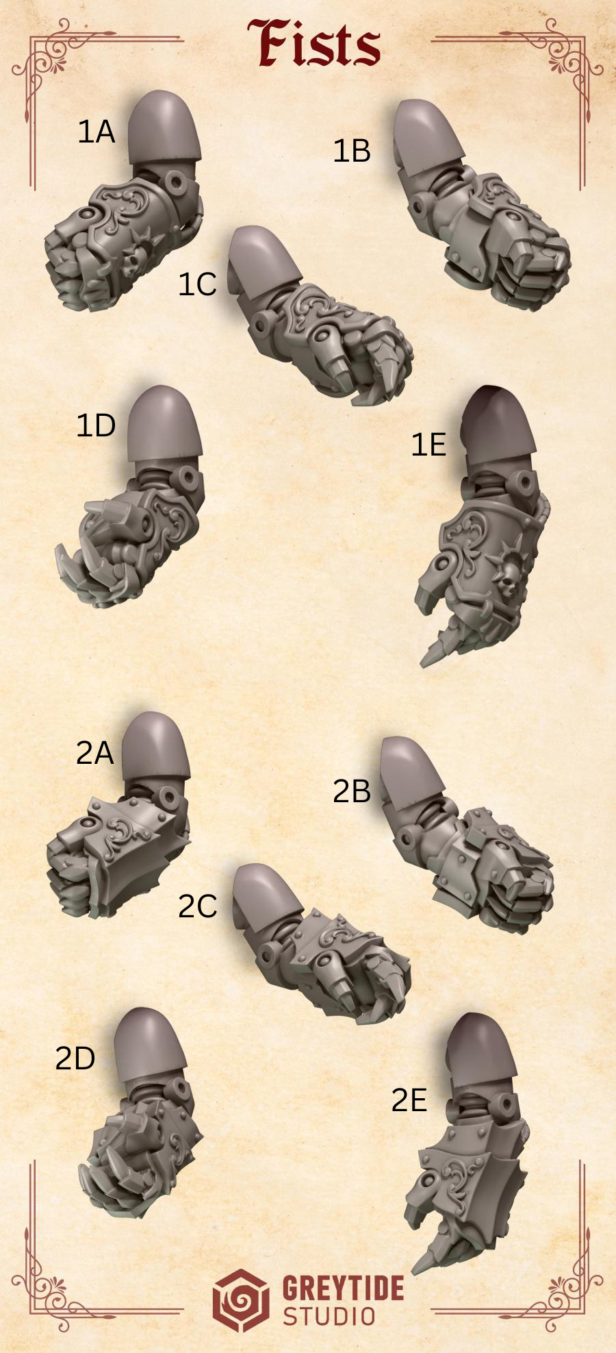 Fists - Crimson Lords - 2nd Born Marines