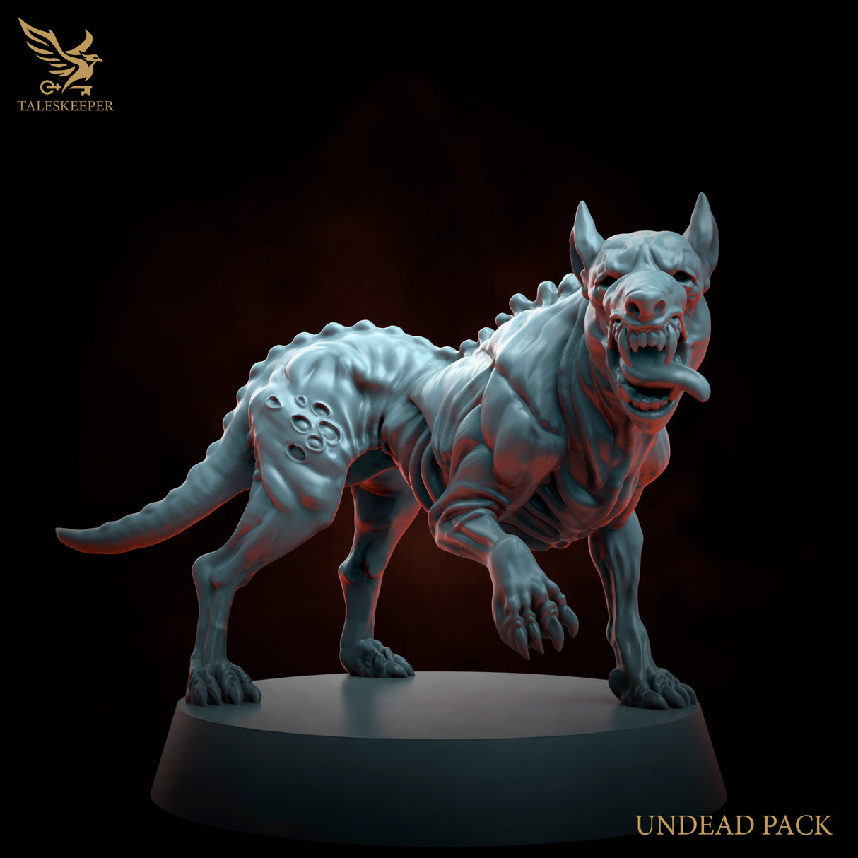 Undead Dog Pack - 28mm scale miniatures for Sci-Fi and Fantasy Wargaming