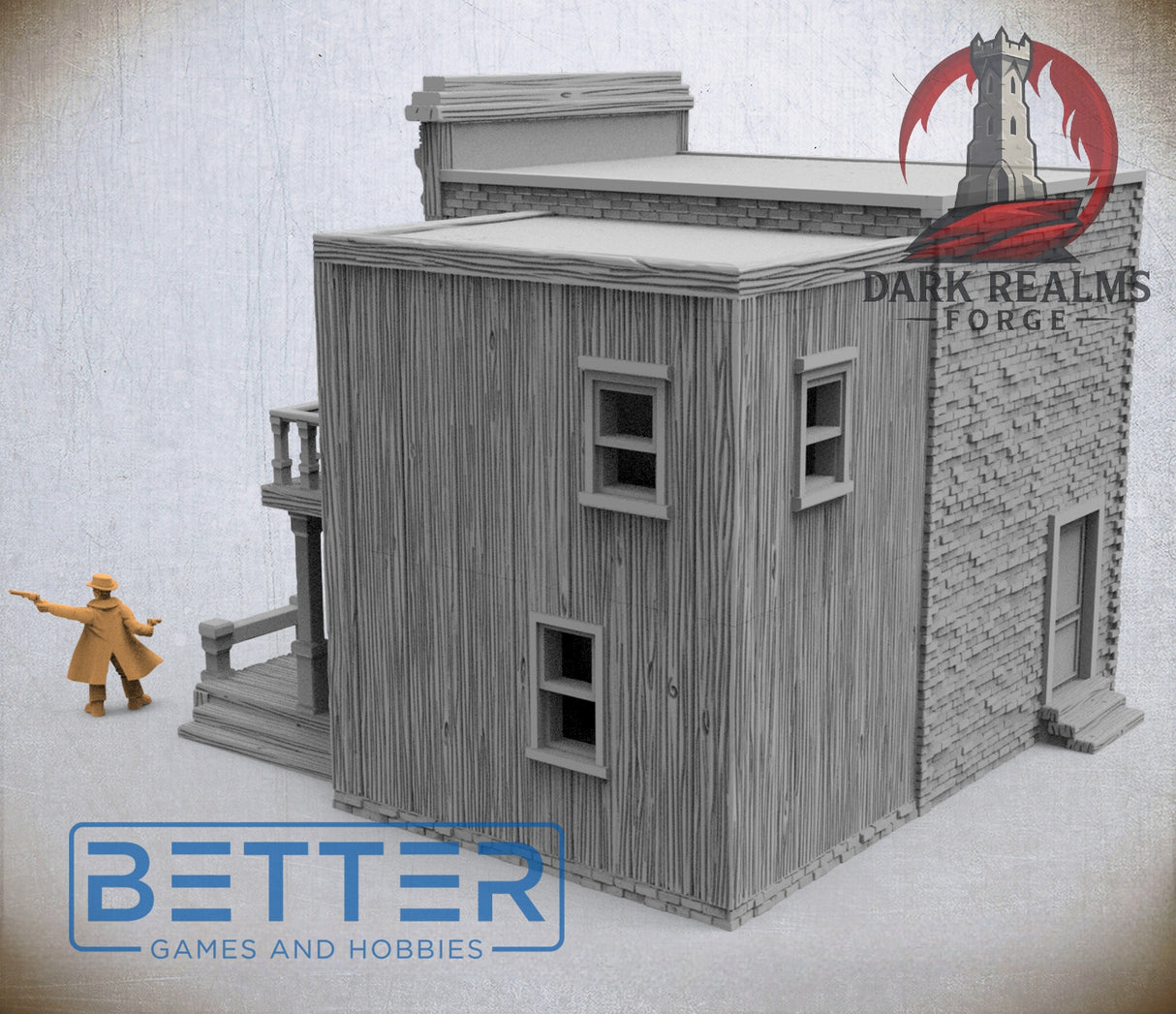 Frontier Town, Building 6 - 28, 15 or 10mm Scale, for Fantasy & Historical RPG