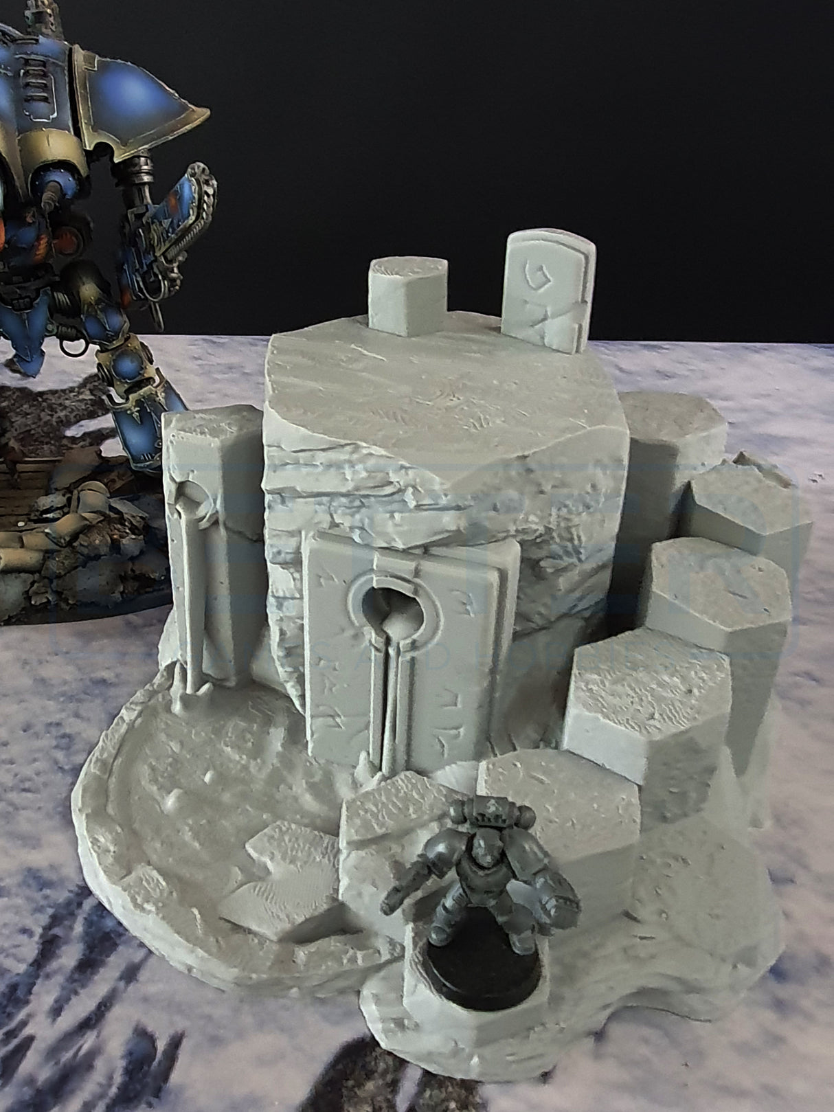 Basaltic Volcanoes (32, 28, 15 & 10mm Scale) Tabletop wargaming terrain