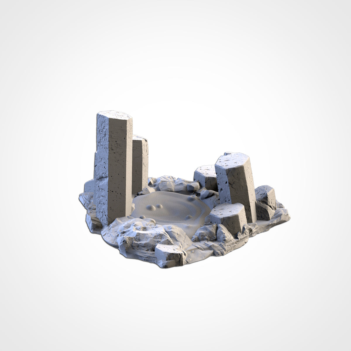 Basaltic Volcanoes (32, 28, 15 & 10mm Scale) Tabletop wargaming terrain