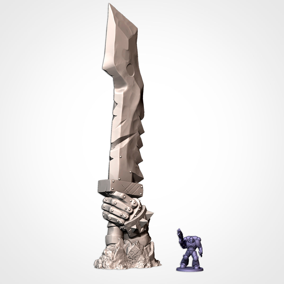 Orc Monuments (32, 28, 15 & 10mm Scale) tabletop wargaming terrain