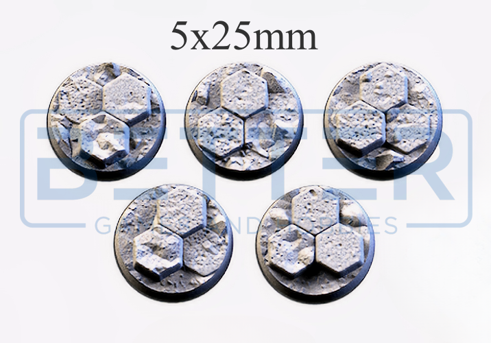 Basaltic - Themed Bases and Toppers for sci-fi & fantasy wargaming