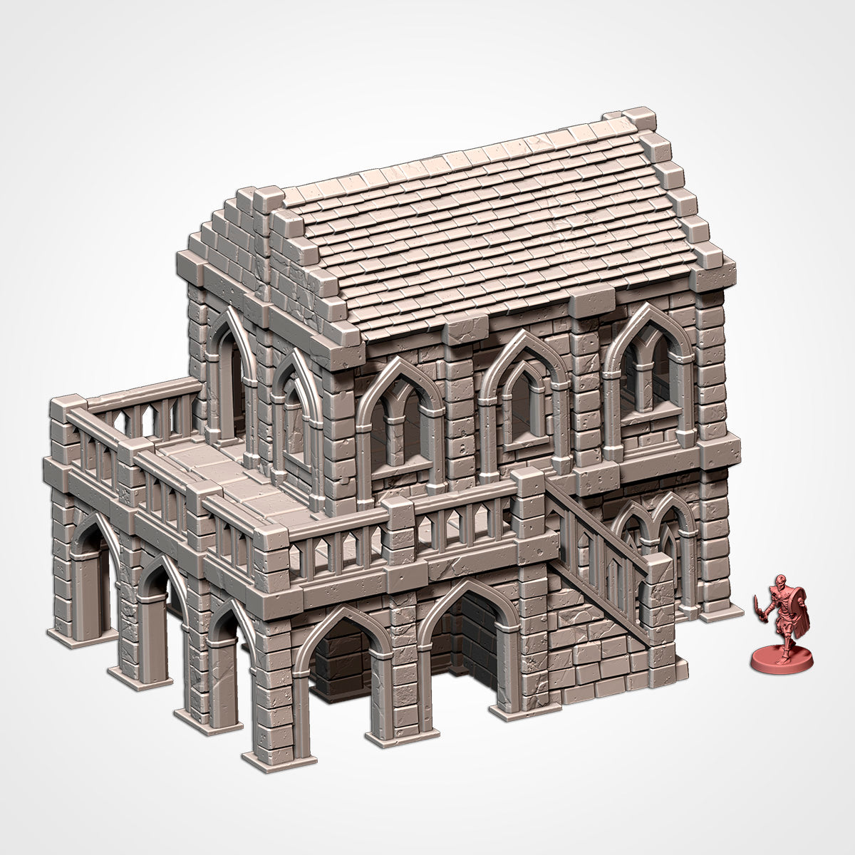 Middle Earth Town (32,28,15 & 10mm Scale) Fantasy Terrain for RPG, D&D
