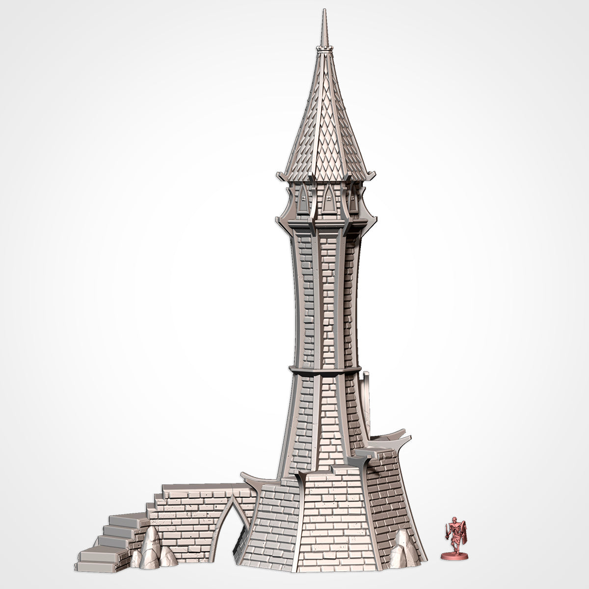 Elven Buildings - 28, 15, or 10mm Scale for Fantasy Wargaming RPG