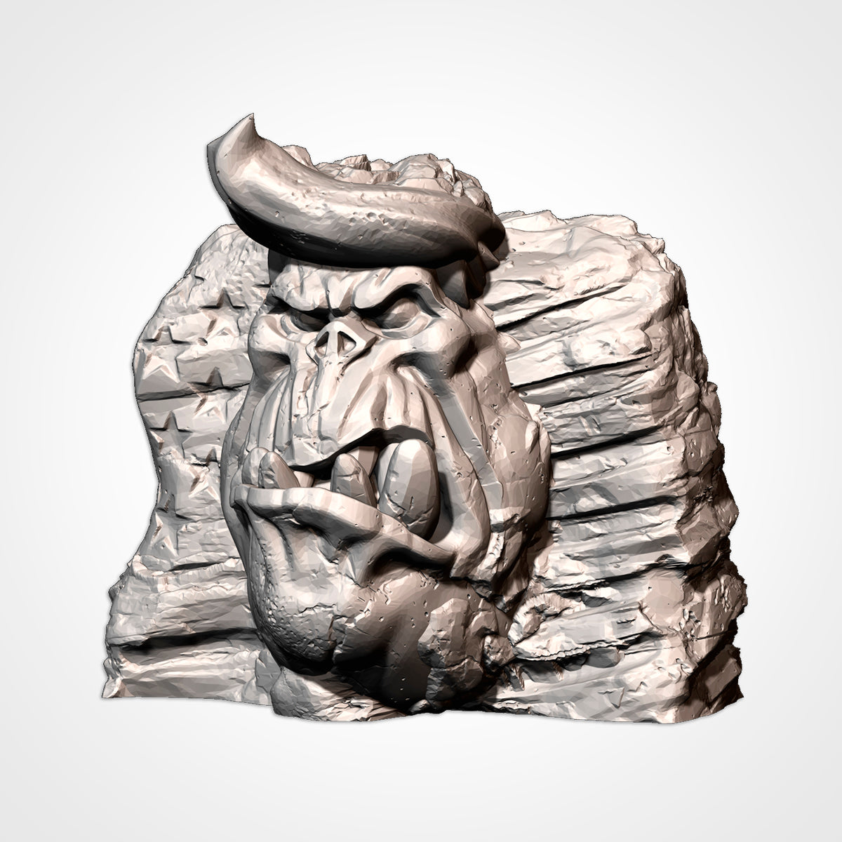 Ork Monuments 2 (32, 28, 15 & 10mm Scale) tabletop wargaming terrain