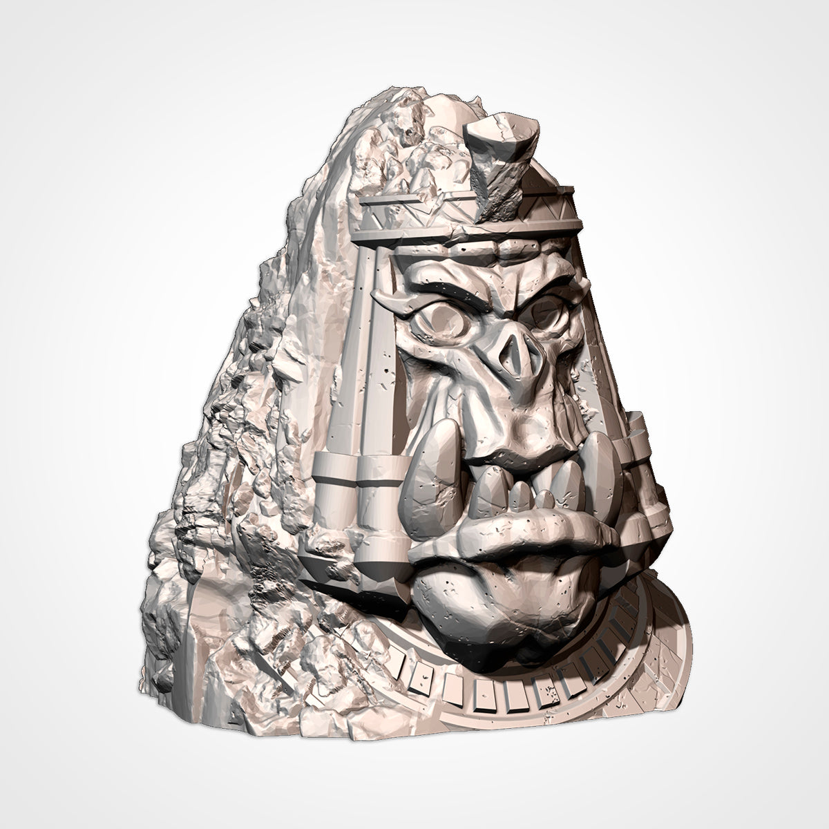 Ork Monuments 2 (32, 28, 15 & 10mm Scale) tabletop wargaming terrain