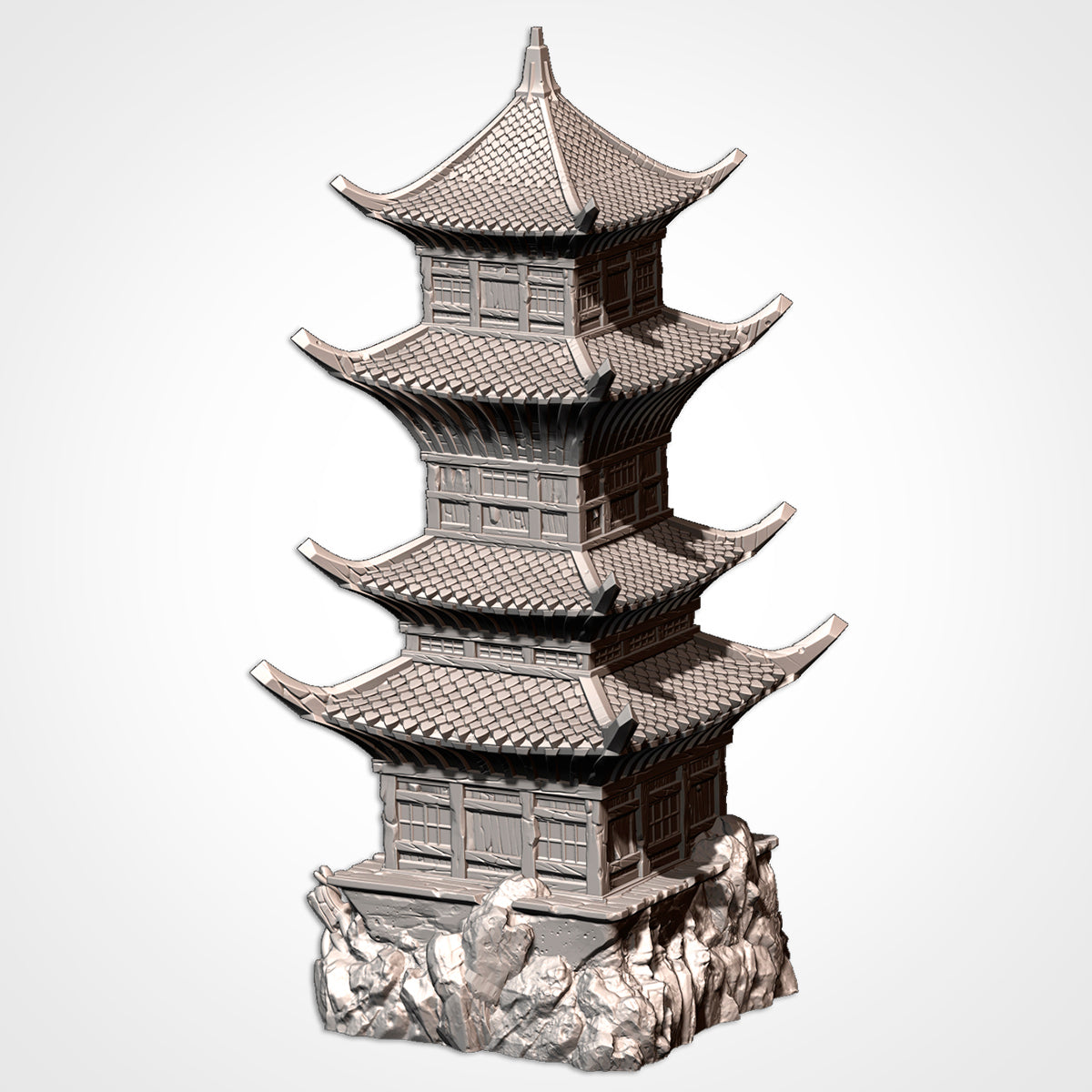 Oriental Buildings (32, 28, 15 & 10mm Scale) tabletop wargaming terrain
