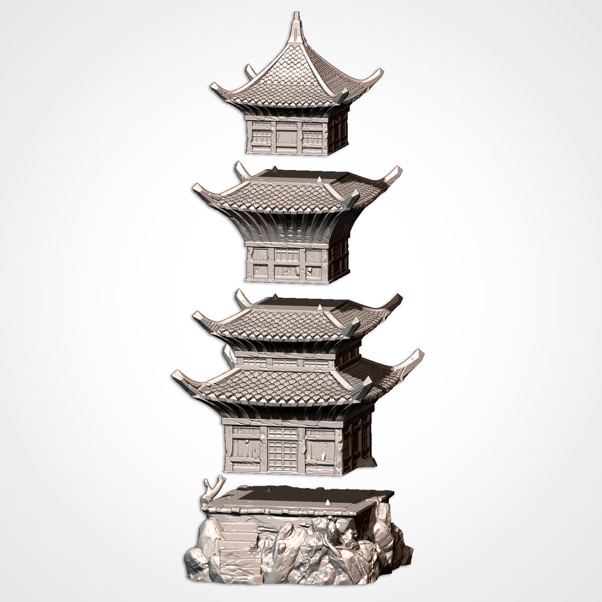 Oriental Buildings (32, 28, 15 & 10mm Scale) tabletop wargaming terrain