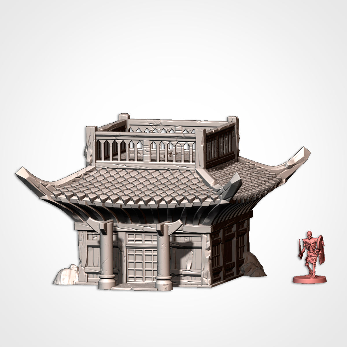 Oriental Buildings (32, 28, 15 & 10mm Scale) tabletop wargaming terrain