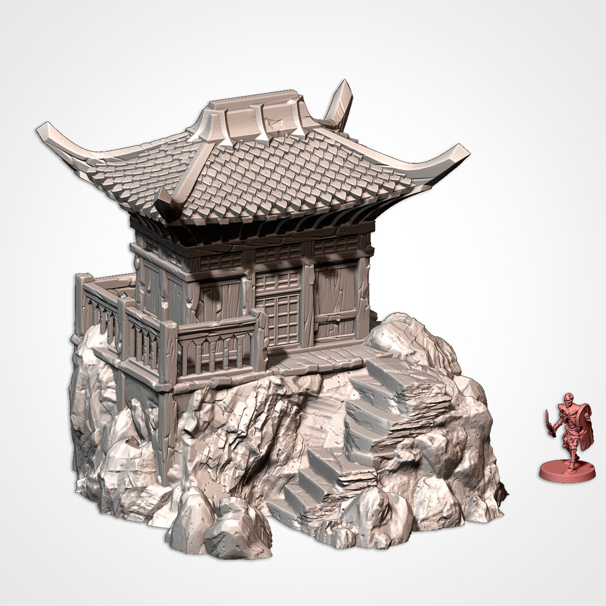 Oriental Buildings (32, 28, 15 & 10mm Scale) tabletop wargaming terrain