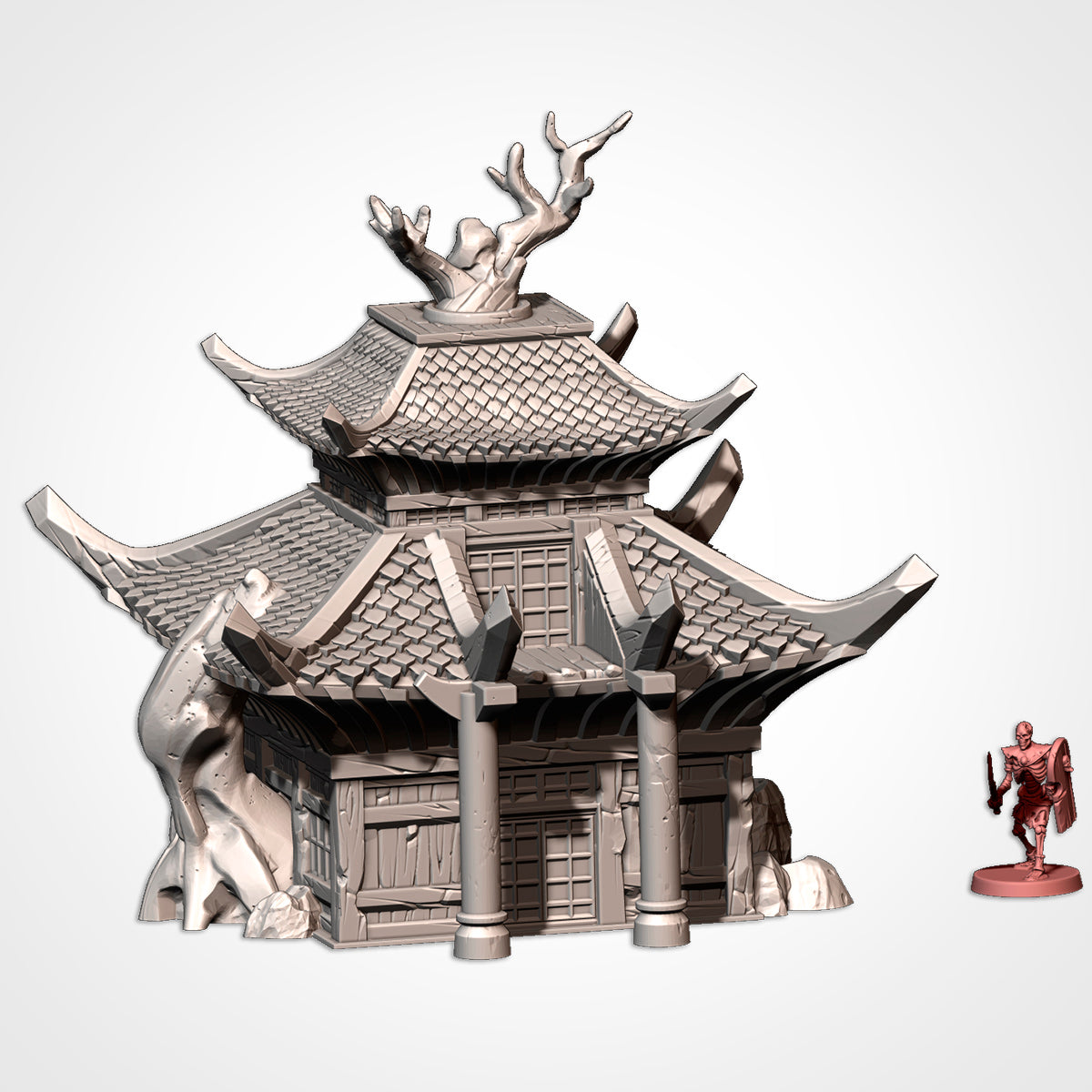 Oriental Buildings (32, 28, 15 & 10mm Scale) tabletop wargaming terrain