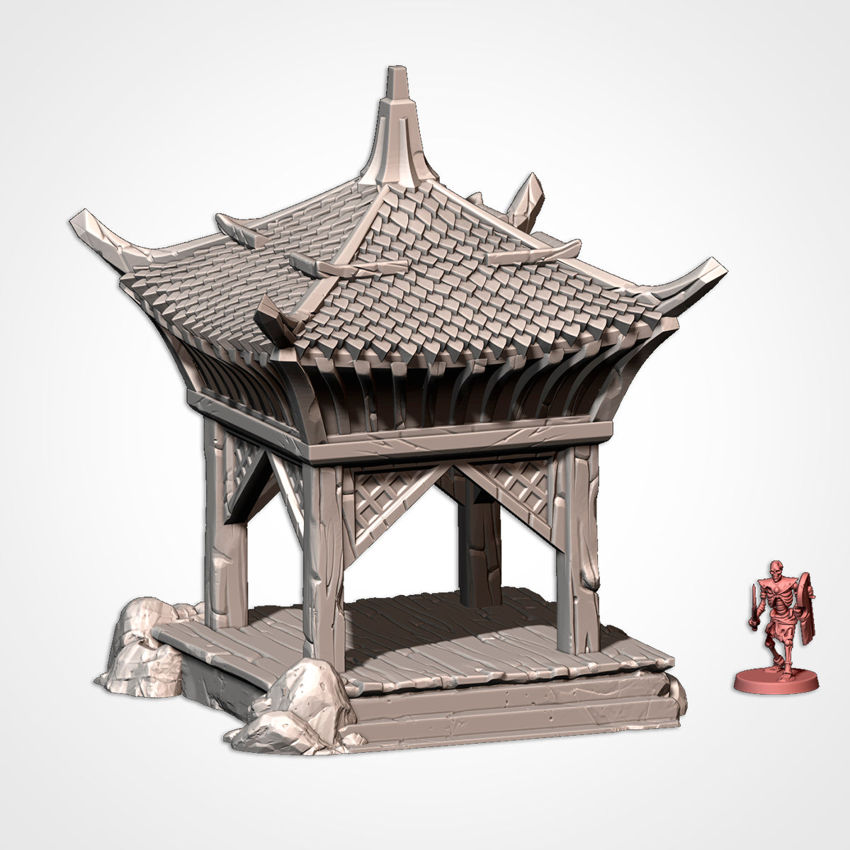 Oriental Buildings (32, 28, 15 & 10mm Scale) tabletop wargaming terrain
