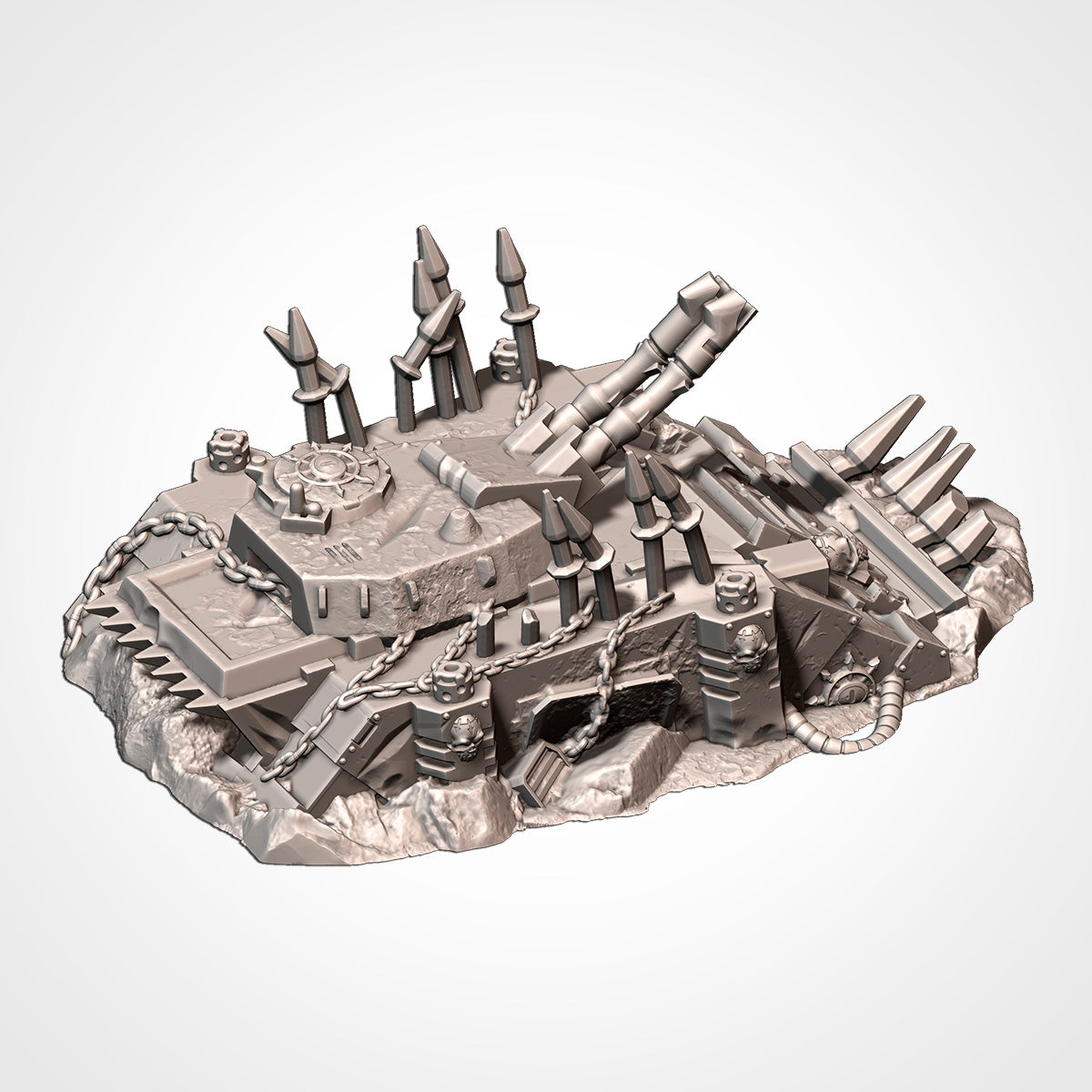 Crashed Infernal Tanks (32, 28 & 10mm Scale) tabletop wargaming terrain