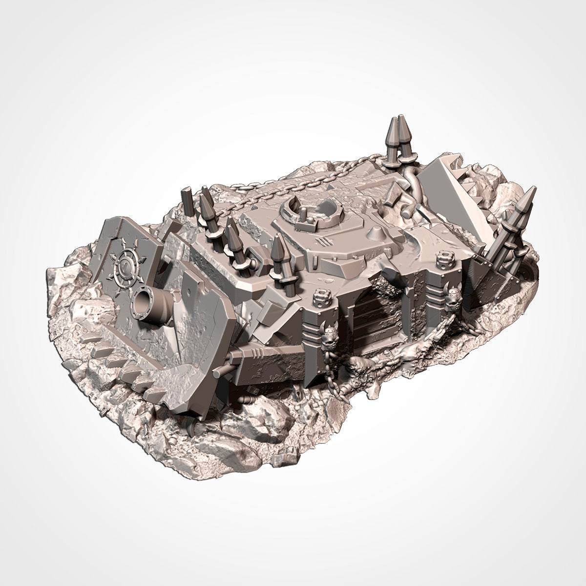 Crashed Infernal Tanks (32, 28 & 10mm Scale) tabletop wargaming terrain
