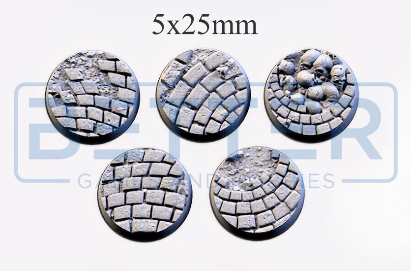 Medieval Road - Themed bases and Toppers for sci-fi & fantasy wargaming