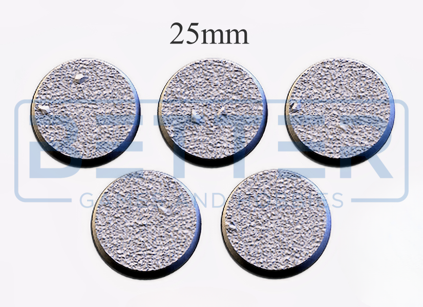 Basic fine - Themed Bases and Toppers for sci-fi & fantasy wargaming