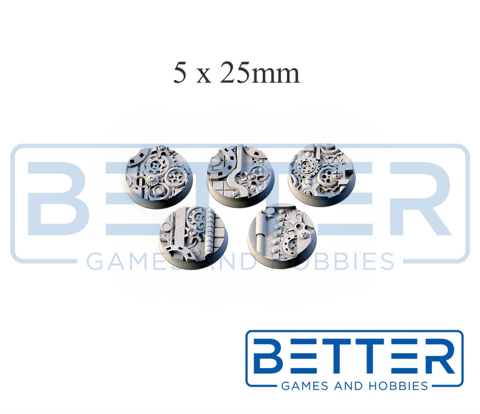 Steampunk - Themed Bases and Toppers for sci-fi & fantasy wargaming