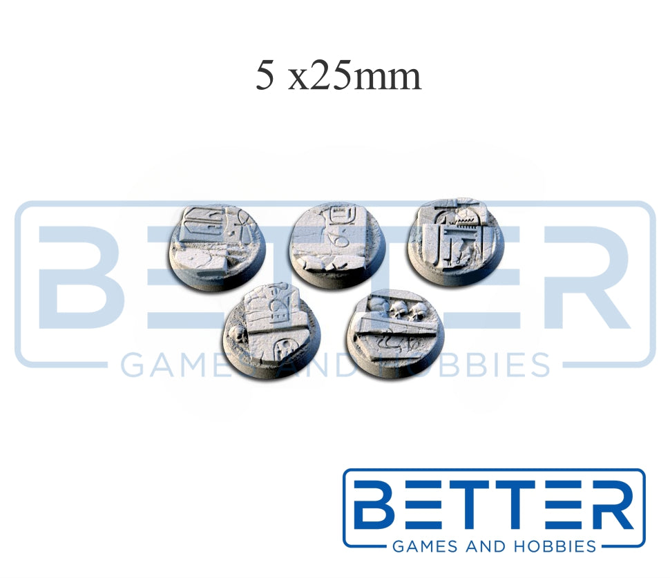 Egyptian - Themed Bases and Toppers for sci-fi & fantasy wargaming