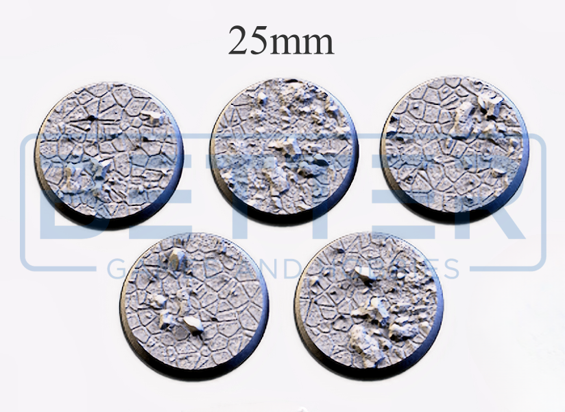 Dry ground - Themed Bases and Toppers for sci-fi & fantasy wargaming