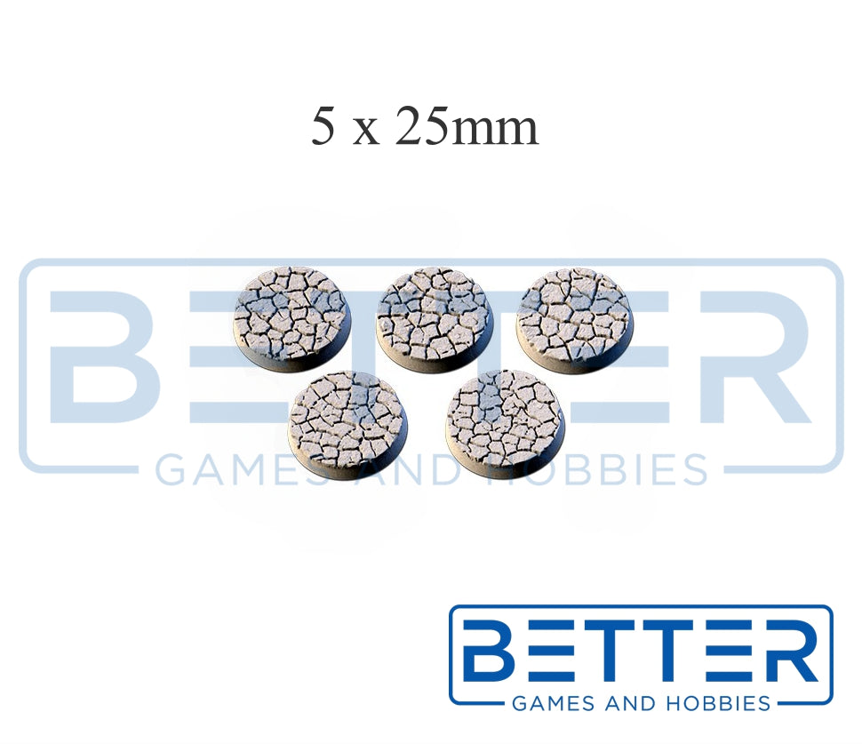 Cracked Desert - Themed Bases and Toppers for sci-fi & fantasy wargaming