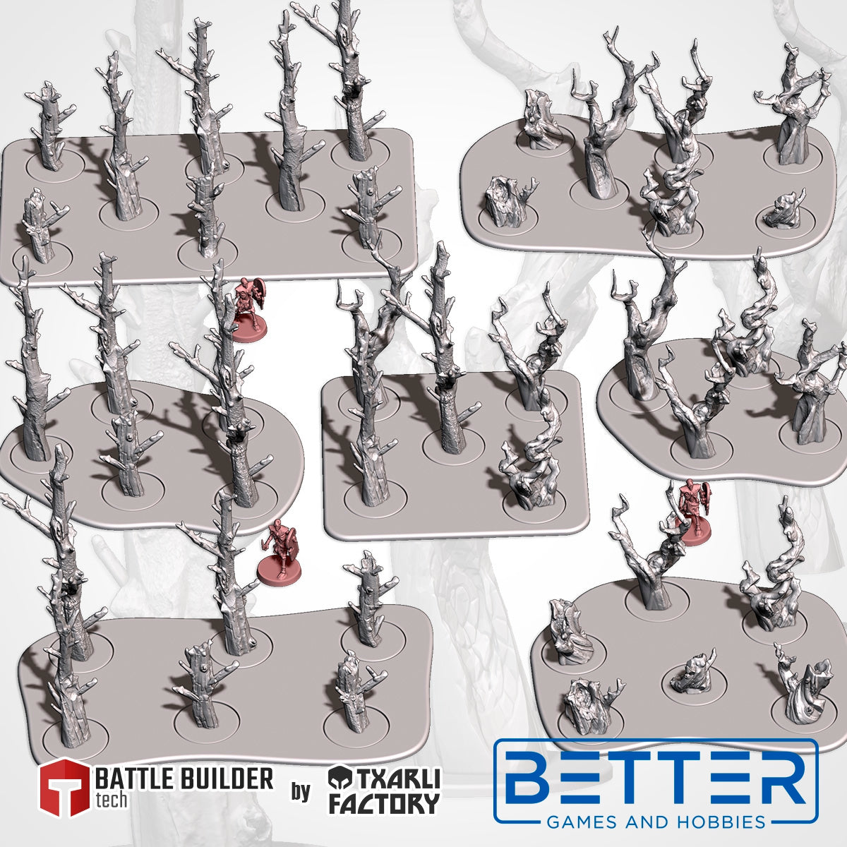 Dead Forests (32 & 28mm Scale) tabletop wargaming terrain