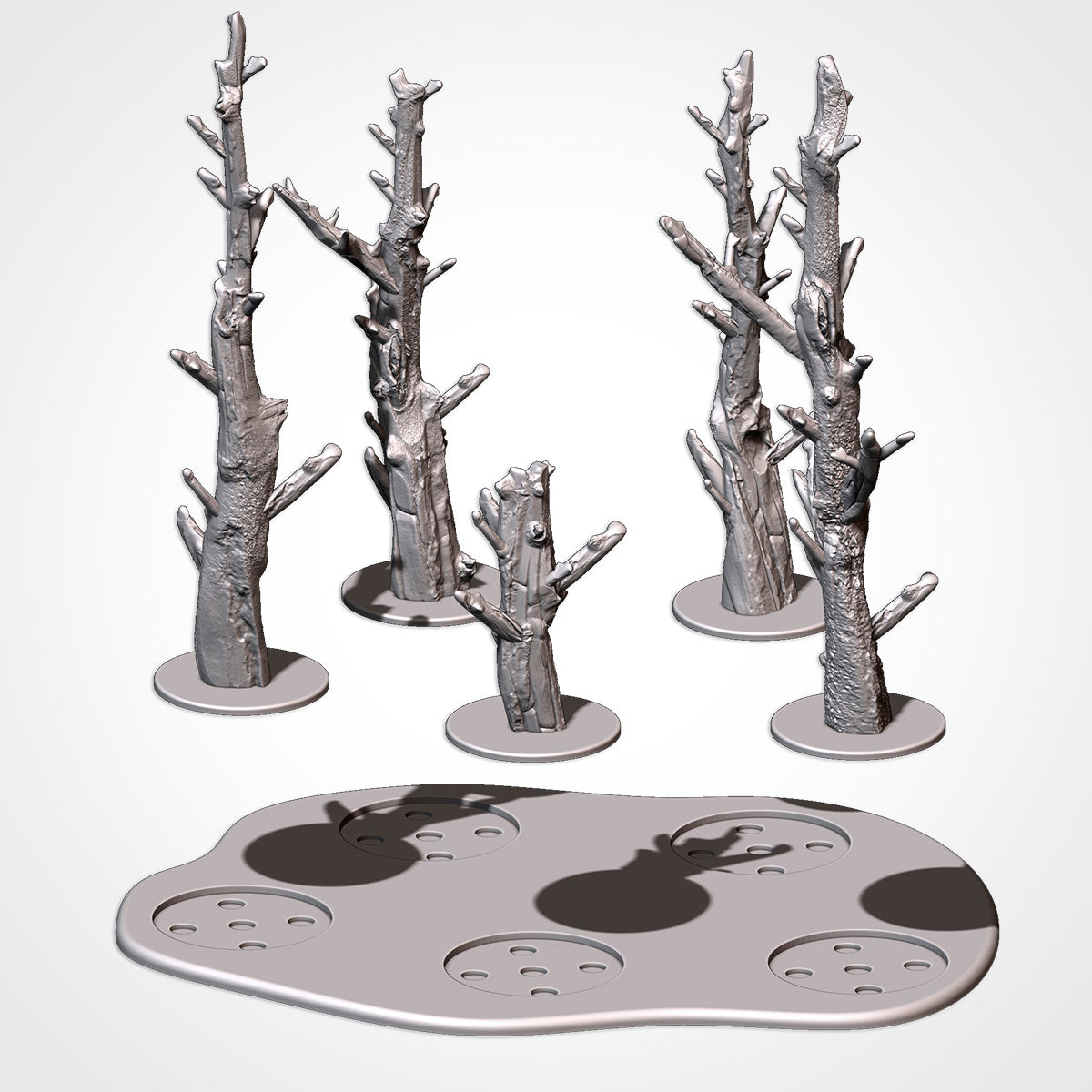 Dead Forests (32 & 28mm Scale) tabletop wargaming terrain
