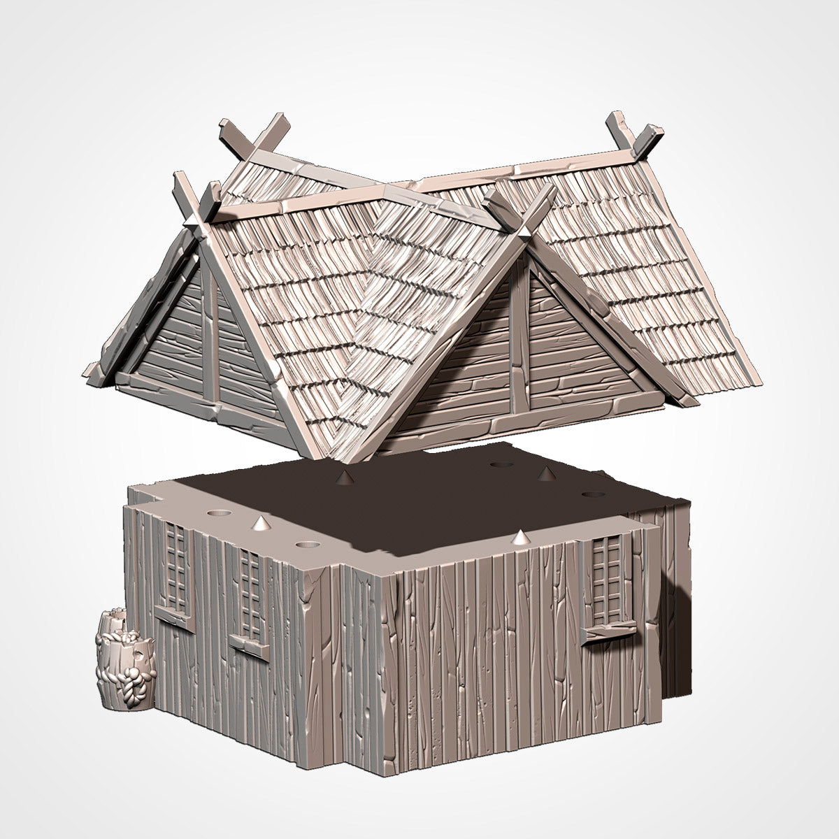 Village of Middle Earth (32, 28, 15 & 10mm Scale) tabletop wargaming terrain