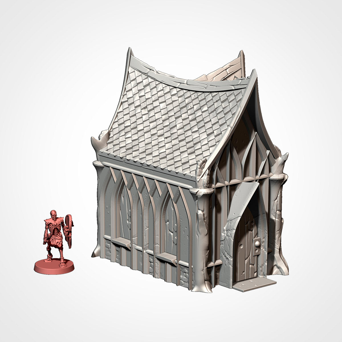 Wood Elf Village (32, 28, 15 & 10mm Scale) tabletop wargaming terrain