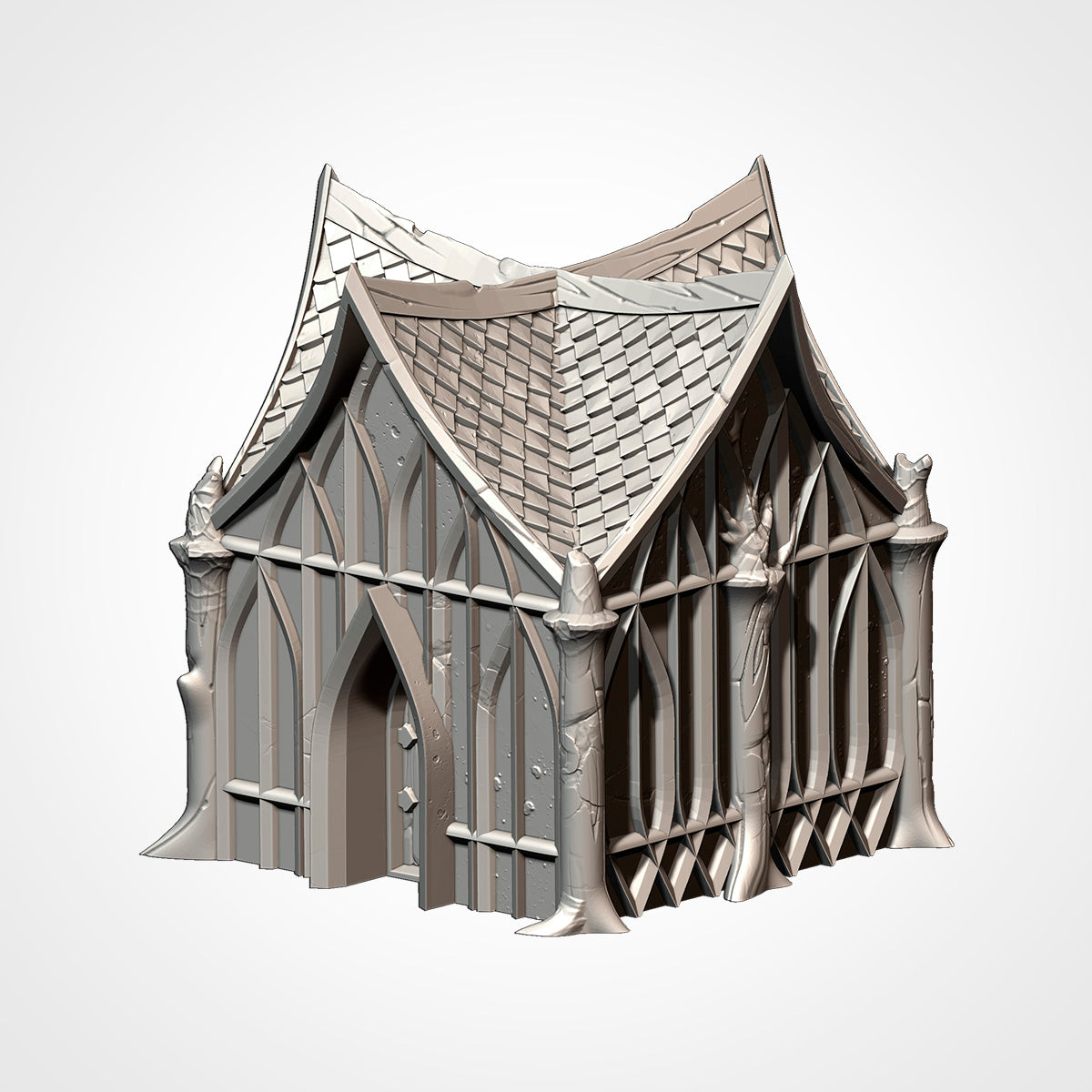 Wood Elf Village (32, 28, 15 & 10mm Scale) tabletop wargaming terrain