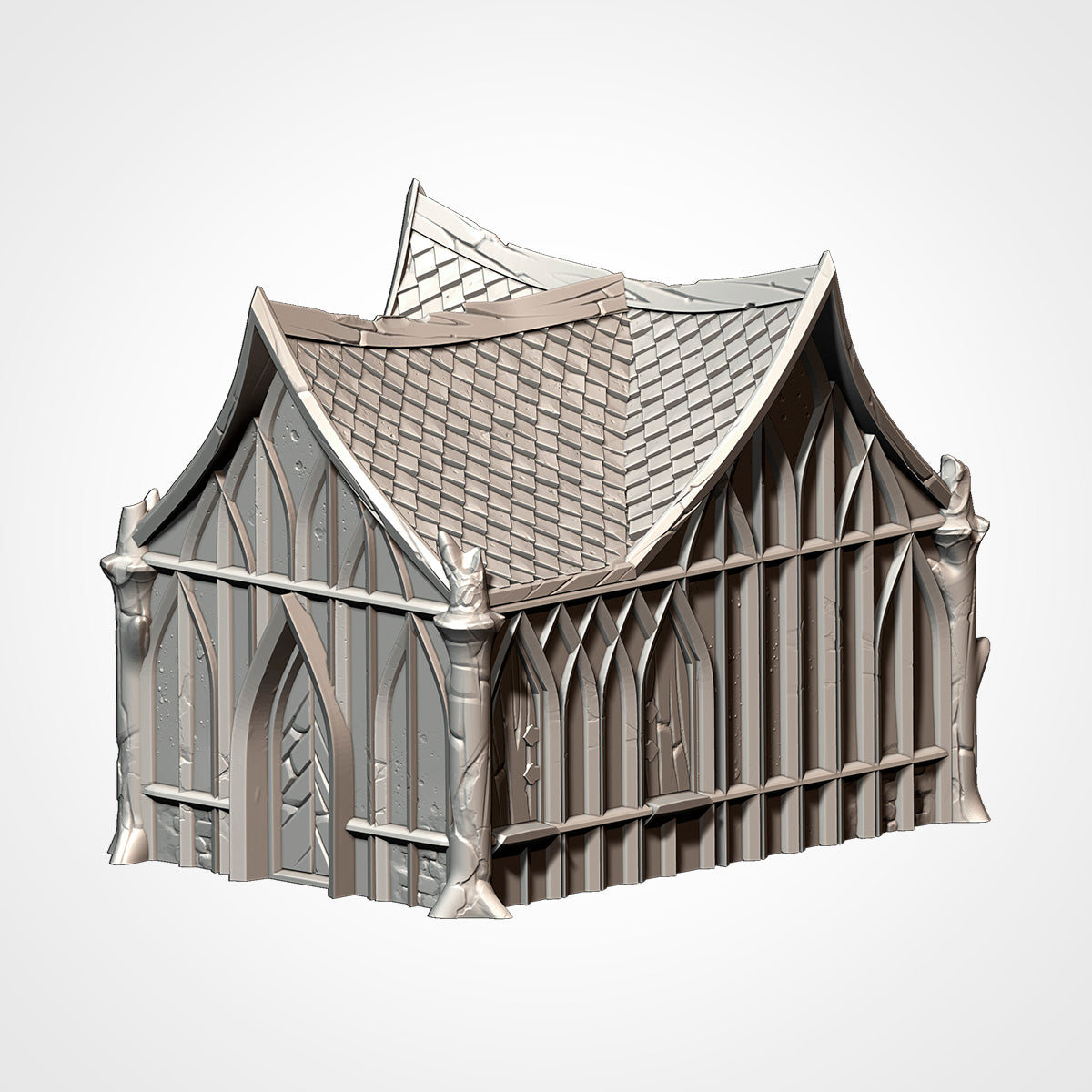 Wood Elf Village (32, 28, 15 & 10mm Scale) tabletop wargaming terrain