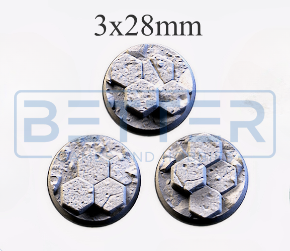 Basaltic - Themed Bases and Toppers for sci-fi & fantasy wargaming