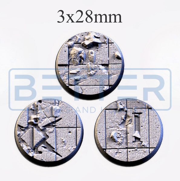 Ruined Palace - Themed Bases and Toppers for sci-fi & fantasy wargaming