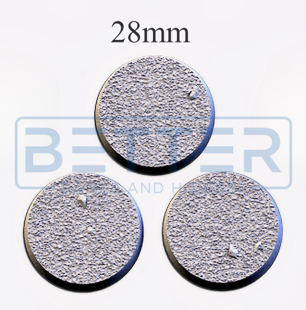 Basic fine - Themed Bases and Toppers for sci-fi & fantasy wargaming