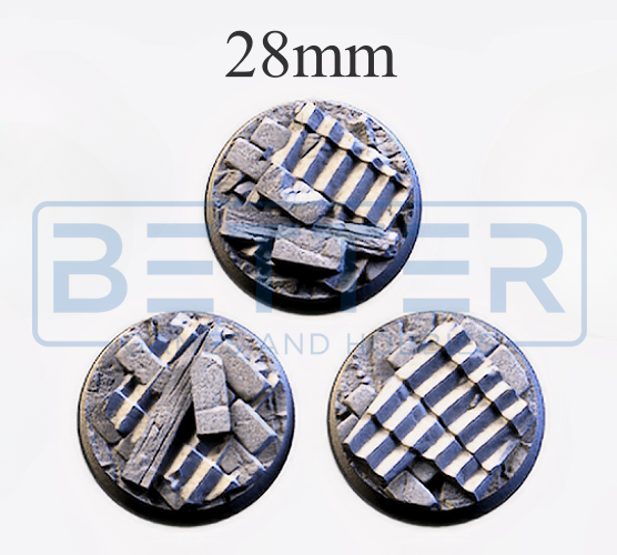 Ruined factory - Themed Bases and Toppers for sci-fi & fantasy wargaming