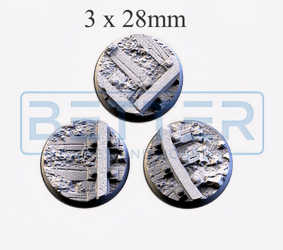 Mines- Themed Bases and Toppers for sci-fi & fantasy wargaming