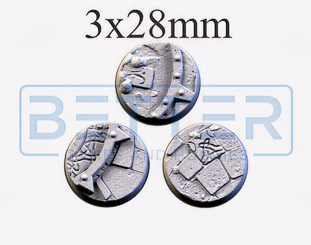 Sacred temple - Themed Bases and Base Toppers for sci-fi & fantasy wargaming