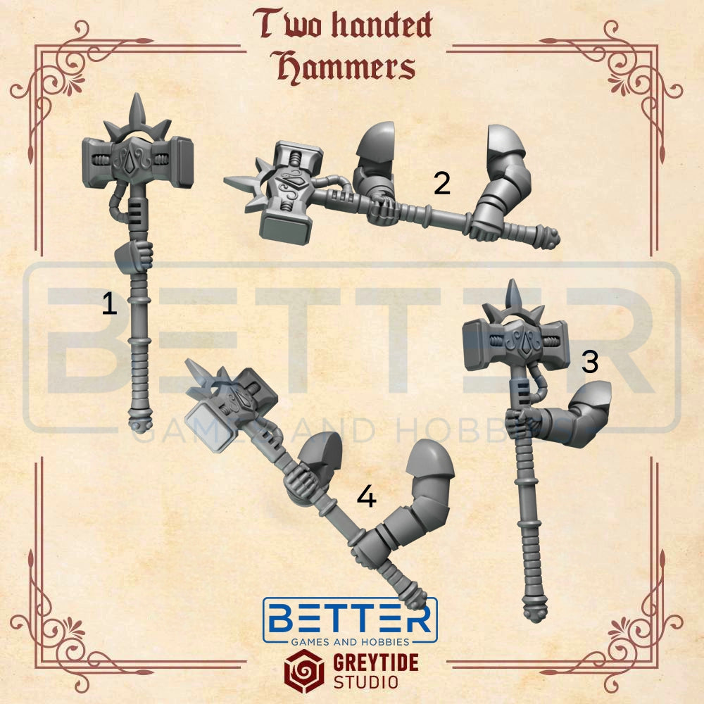 Two Handed Hammers - Crimson Lords - 2nd Born Marines