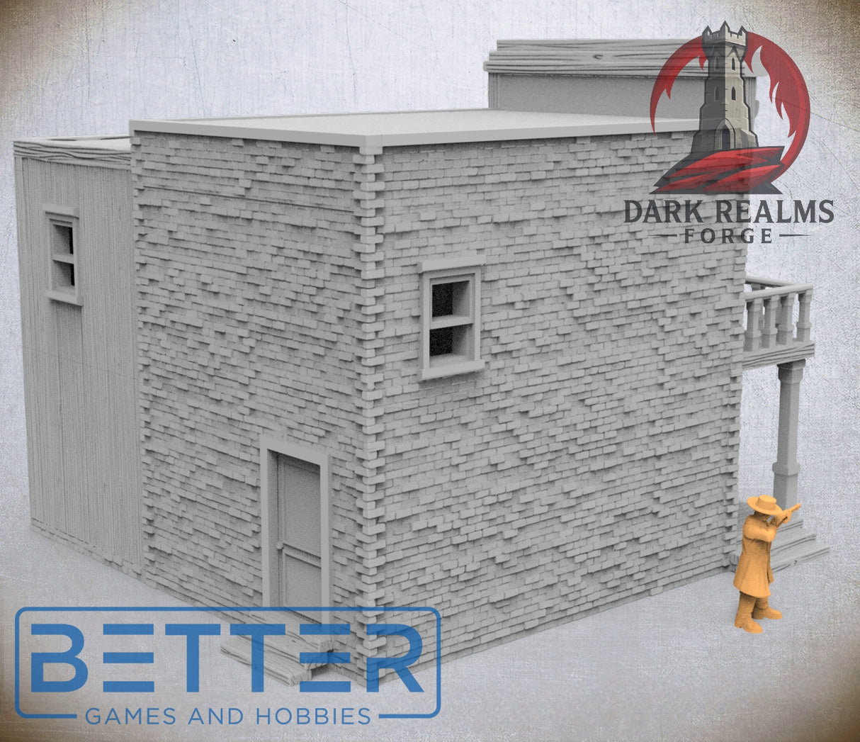 Frontier Town, Building 6 - 28, 15 or 10mm Scale, for Fantasy & Historical RPG