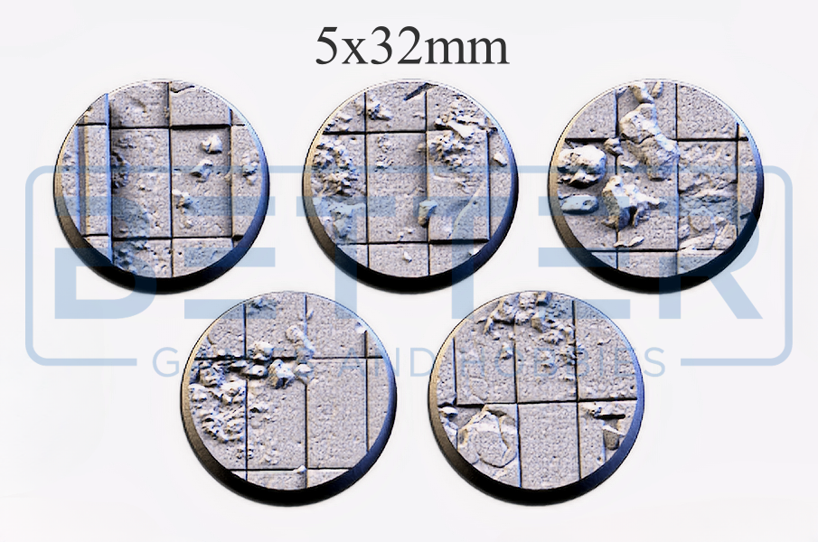 Ruined Palace - Themed Bases and Toppers for sci-fi & fantasy wargaming