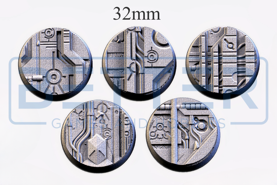 Xeno's tech - Themed Bases and Toppers for sci-fi & fantasy wargaming