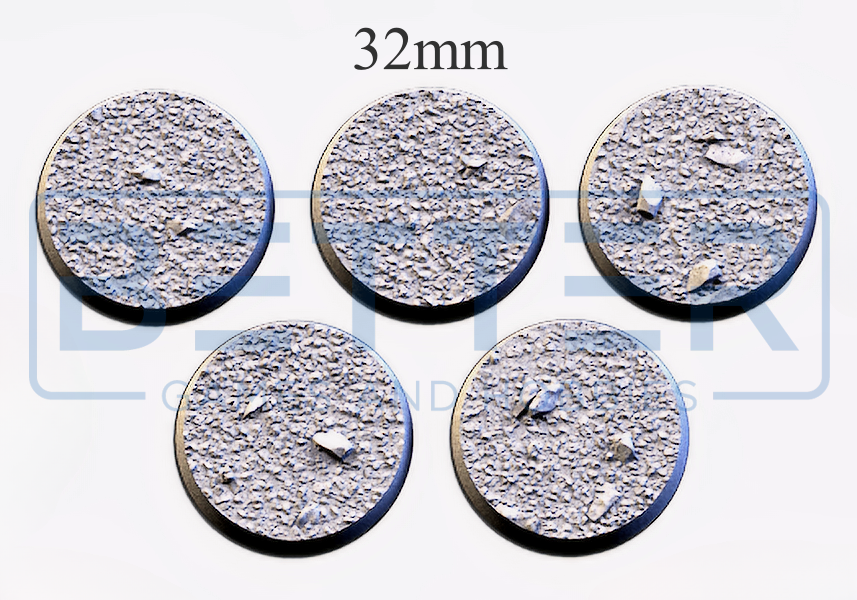 Basic medium - Themed Bases and Toppers for sci-fi & fantasy wargaming