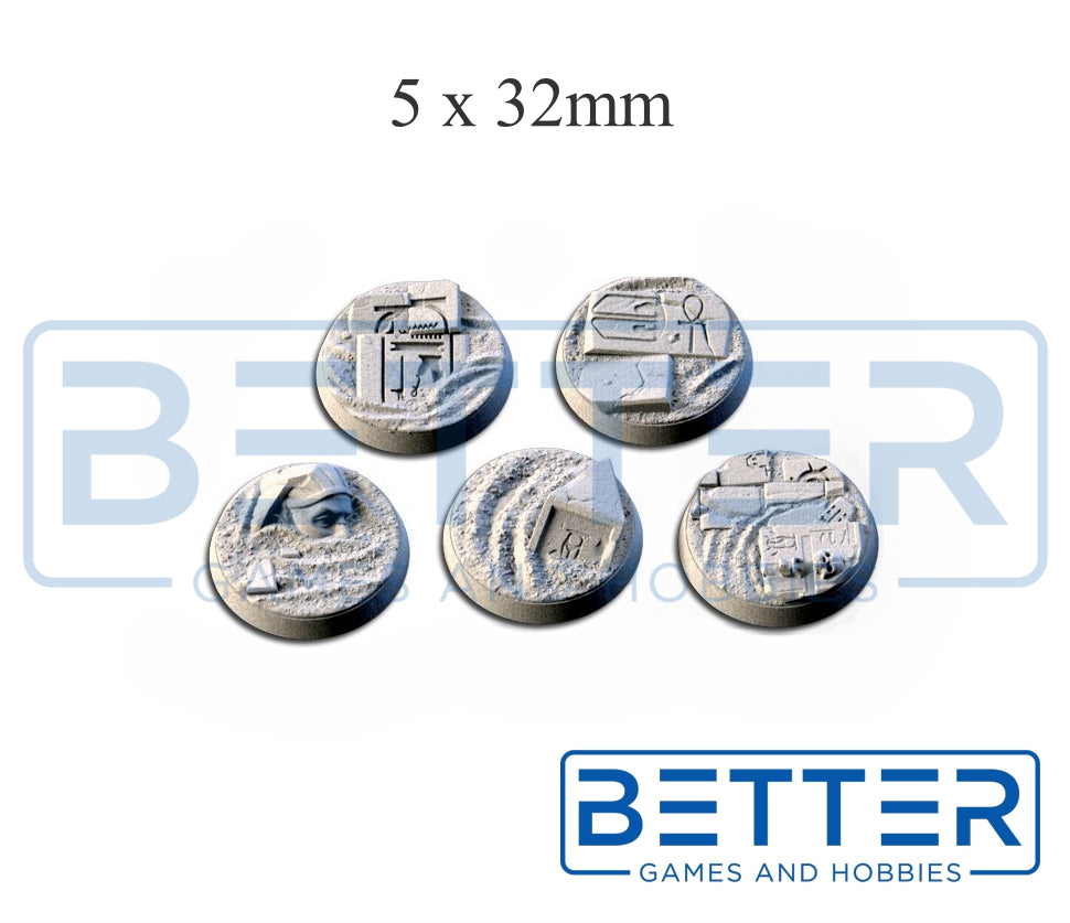 Egyptian - Themed Bases and Toppers for sci-fi & fantasy wargaming