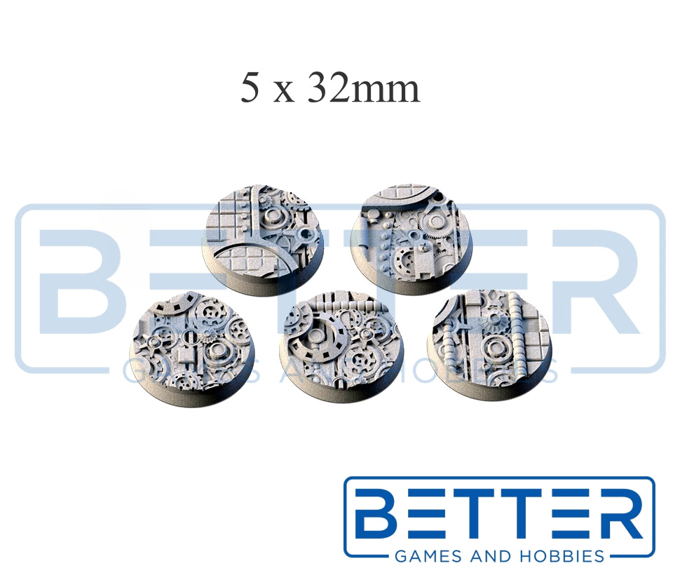 Steampunk - Themed Bases and Toppers for sci-fi & fantasy wargaming